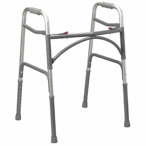 McKesson, Bariatric Folding Walker Adjustable Height McKesson Steel Frame 500 lbs. Weight Capacity 32-1/2 to 3, Count of 2 McKesson