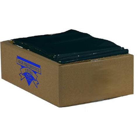 Colonial Bag Corporation, Trash Bag Colonial Bag 40 to 45 gal. Black LLDPE 1.80 Mil. 40 X 46 Inch X-Seal Bottom Flat Pack, Count of 100 Colonial Bag Corporation
