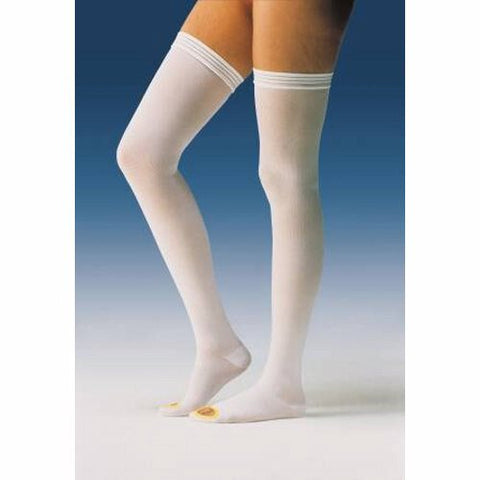 Bsn-Jobst, Anti-embolism Stockings JOBST  Anti-Em/GPT Knee High Medium / Long White Inspection Toe, 1 Pair Bsn-Jobst