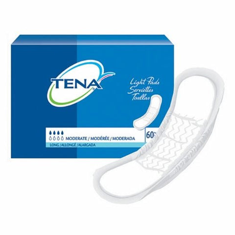 Tena, Bladder Control Pad 12 Inch Length Moderate Absorbency 41409, Case Of 3 Tena