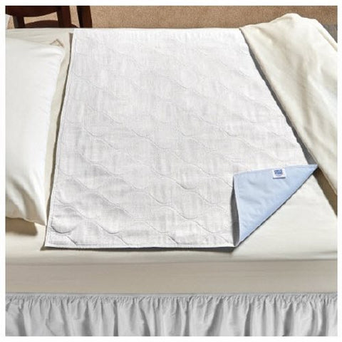 Salk, Underpad with Tuckable Flaps CareFor Economy 32 X 36 Inch Reusable Polyester / Rayon Heavy Absorbenc, Count of 1 Salk