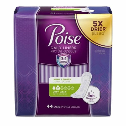 Poise, Bladder Control Pad 8-1/2 Inch, Case Of 6 Poise