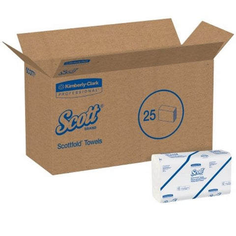 Kimberly Clark, Paper Towel Scott  Scottfold  Multi-Fold 9-2/5 X 12-2/5 Inch, Count of 4375 Kimberly Clark