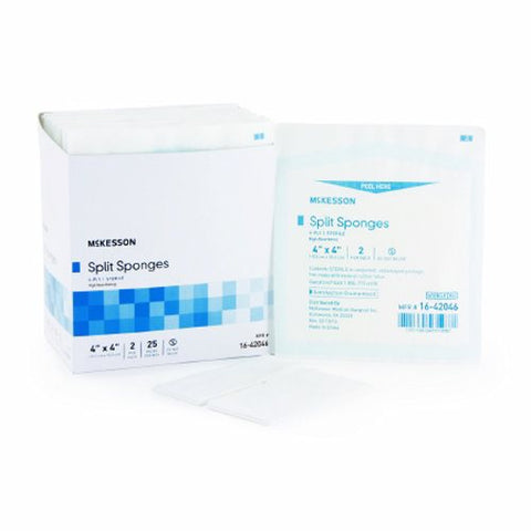 McKesson, I.V. / Drain Split Dressing, Case Of 12 McKesson