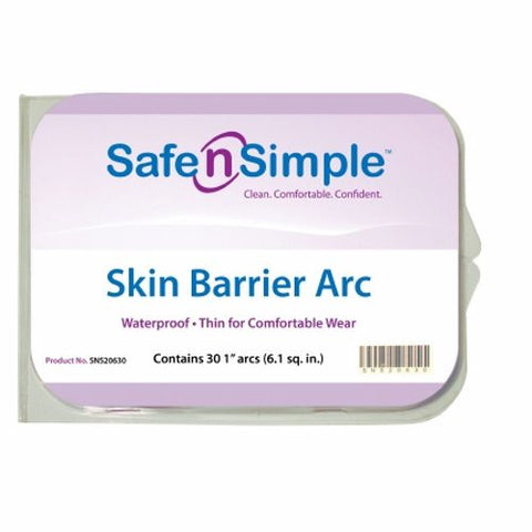 Safe N Simple, Waterproof Barrier 1 X 1 Inch, Count of 30 Safe N Simple