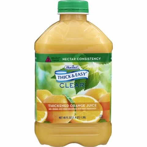 Hormel, Thickened Beverage Bottle Orange Flavor Liquid IDDSI Level 2 42161, Count of 6 Hormel