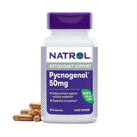Natrol, Pycnogenol, 50 MG, 60 Caps Natrol