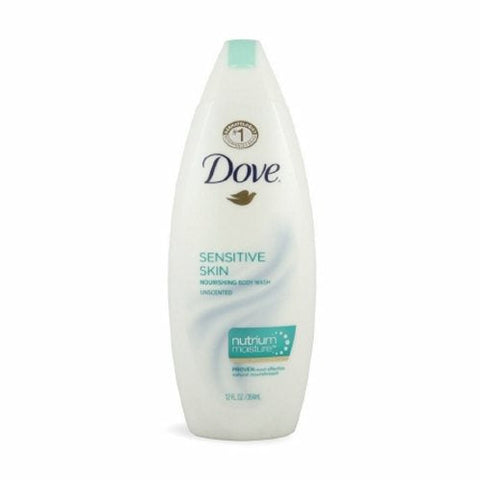 Dove, Body Wash Dove  Sensitive Skin Liquid 12 oz. Bottle Unscented, 12 Oz Dove