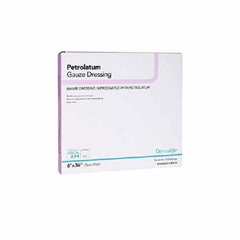 DermaRite, Impregnated Dressing 3 X 36 Inch Sterile, Box Of 12 DermaRite