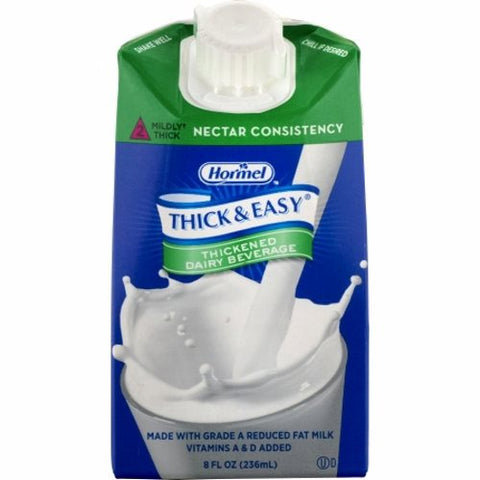 Hormel, Thickened Beverage 8 oz Milk Flavor, Count of 27 Hormel