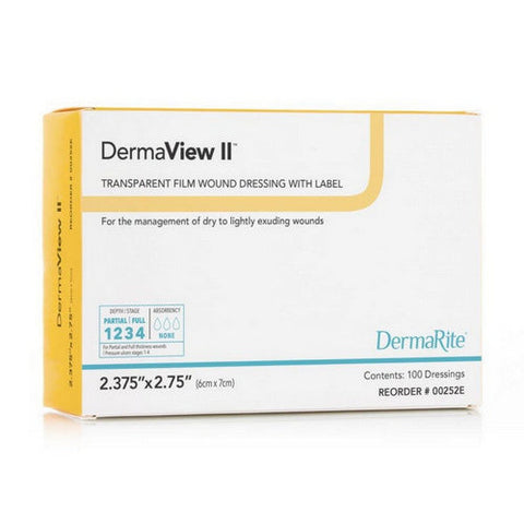 DermaRite, Transparent Film Dressing, 1 Each DermaRite