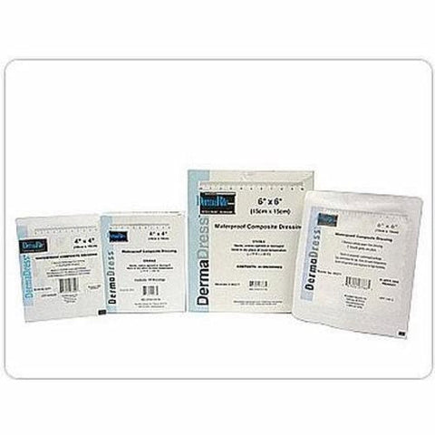 DermaRite, Composite Dressing DermaDress  6 X 8 Inch Gauze Sterile, Box Of 10 DermaRite