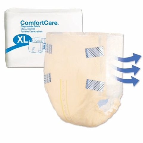 Principle Business Enterprises, Unisex Adult Incontinence Brief ComfortCare Tab Closure X-Large Disposable Moderate Absorbency, Count of 25 Principle Business Enterprises