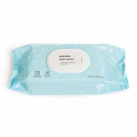 McKesson, Baby Wipe Soft Pack Unscented, Case Of 12 McKesson