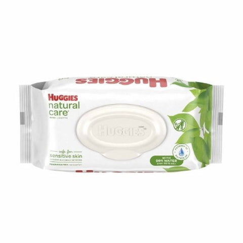 Huggies, Baby Wipe Natural Care Soft Pack Unscented, Case Of 8 Huggies