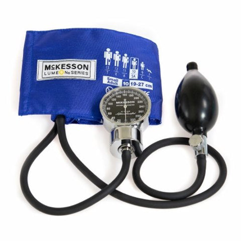 McKesson, Aneroid Sphygmomanometer with Cuff McKesson LUMEON 2-Tube Pocket Size Hand Held One Size Fits Most, Box Of 1 McKesson
