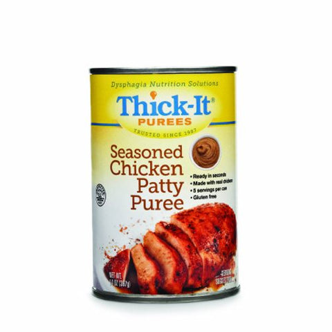 Thick-It, Puree Thick-It  14 oz. Container Can Seasoned Chicken Patty Flavor Ready to Use Puree Consistency, Count of 12 Thick-It