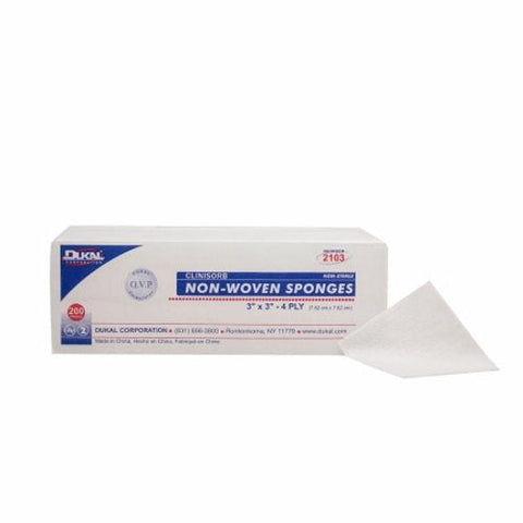 Dukal, NonWoven Sponge, Count of 200 Dukal