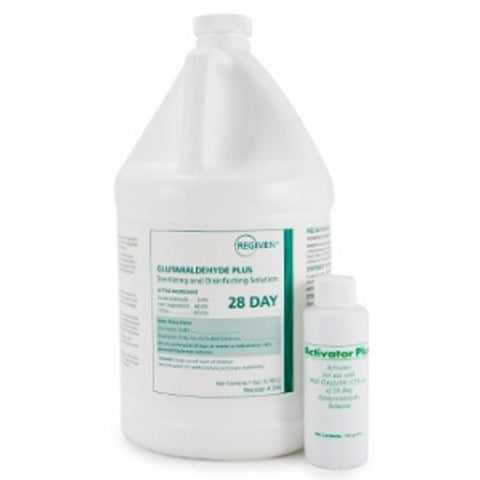 Regimen, Glutaraldehyde High-Level Disinfectant REGIMEN  Activation Required Liquid 1 gal. Jug Max 28 Day Reu, Count of 4 Regimen