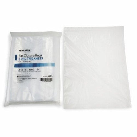 McKesson, Zip Closure Bag McKesson 12 X 15 Inch Polyethylene Clear, Case Of 10 McKesson