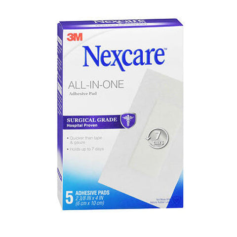 Nexcare, Adhesive Dressing NexcarePremium 2-3/8 X 4 Inch Soft Cloth Rectangle White Sterile, 15 Count Nexcare