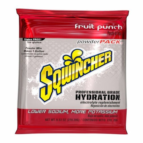 Kent Precision Foods, Electrolyte Replenishment Drink Mix Sqwincher  Powder Pack  Fruit Punch Flavor 23.83 oz., 1 Pack Kent Precision Foods