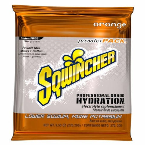 Kent Precision Foods, Electrolyte Replenishment Drink Mix Sqwincher  Powder Pack  Orange Flavor 9.53 oz., 9.53 Oz, Box Of 20 Kent Precision Foods