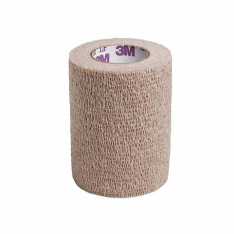 3M, Cohesive Bandage Coban LF 3 Inch X 5 Yard Self-Adherent Closure Tan NonSterile Standard Compression, Count of 1 3M
