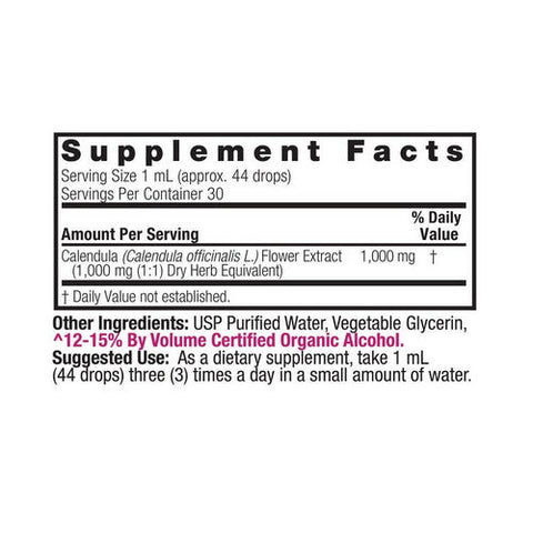 Nature's Answer, Calendula Flowers Extract, ORGANIC, 1 OZ Nature's Answer