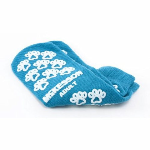 McKesson, Slipper Socks Unisex Adult One Size Fits Most Double Tread 40-3828-001, Count of 48 McKesson