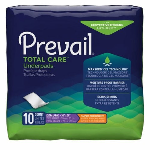 First Quality, Total Care Disposable Underpad Polymer Heavy Absorbency, Count of 25 First Quality