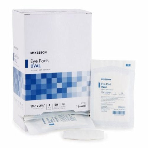 McKesson, Eye Pad 1-5/8 X 2-5/8 Inch, Box Of 50 McKesson