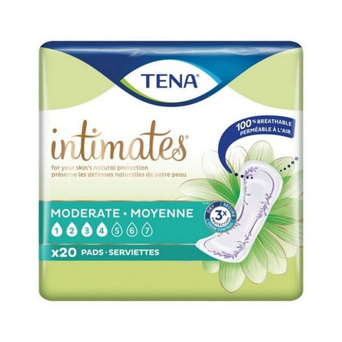 Tena, Sensitive Care Bladder Control Pad Moderate 11 Inch Length Moderate, Count of 20