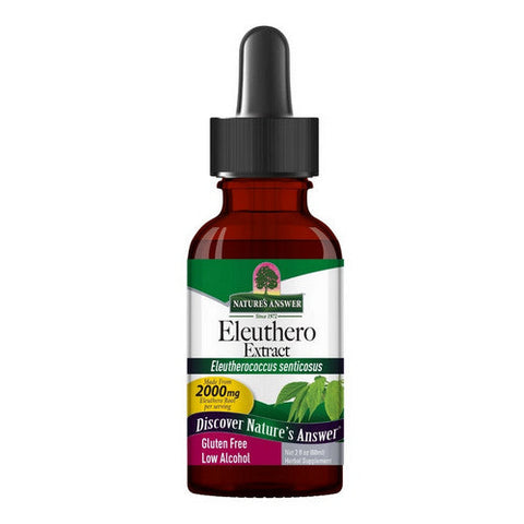 Nature's Answer, Eleuthero Root Siberian Ginseng Low Alcohol, 2000 Mg, 2 Oz Nature's Answer