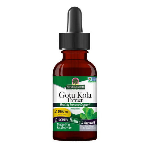 Nature's Answer, Gotu-Kola Herb, ALCOHOL FREE, 1 OZ Nature's Answer