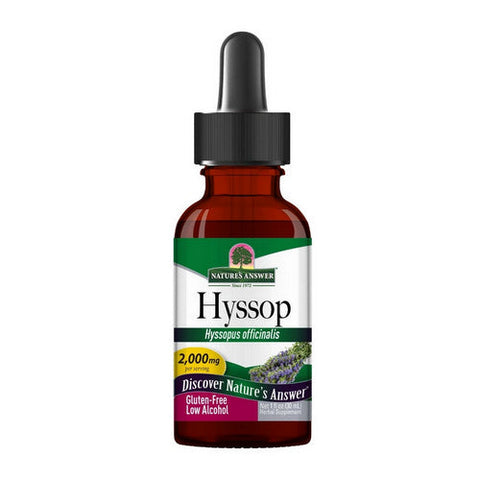 Nature's Answer, Hyssop Herb Low Alcohol, 2000 Mg, 1 Oz Nature's Answer