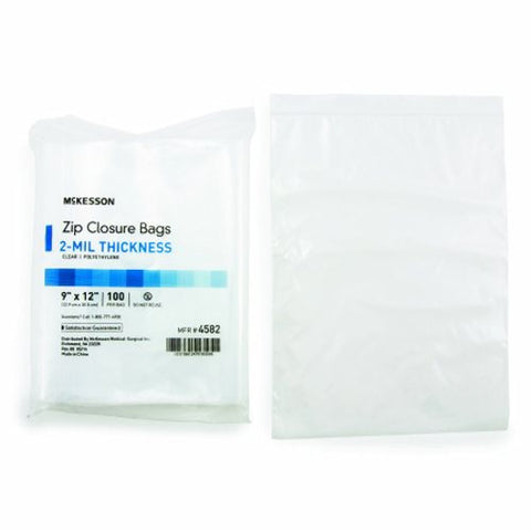 McKesson, Zip Closure Bag McKesson 9 X 12 Inch Polyethylene Clear, Count of 1 McKesson