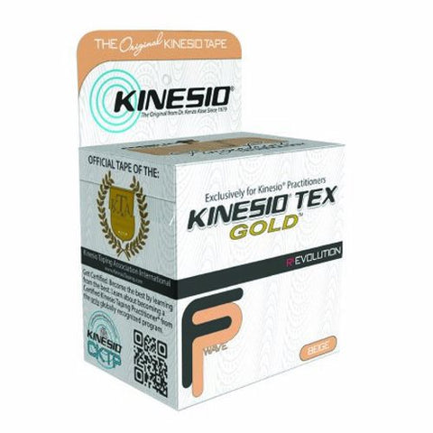 Fabrication Enterprises, Kinesiology Tape Beige 2 Inch X 5-1/2 Yard Cotton NonSterile 24-4870, Count of 1 Fabrication Enterprises