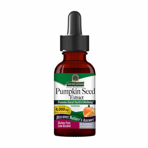 Nature's Answer, Pumpkin Seed Low Alcohol, 4000 Mg, 1 Oz Nature's Answer