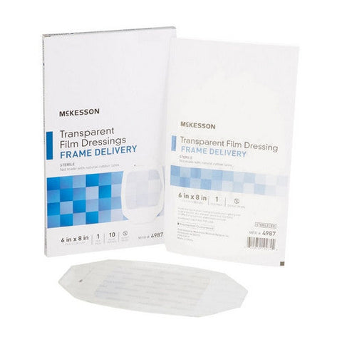 McKesson, Transparent Film Dressing, Box Of 10 McKesson