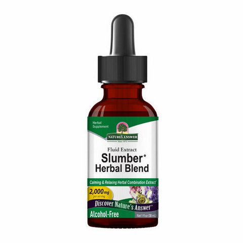 Nature's Answer, Slumber Herbal Blend Alcohol Free, 2000 Mg, 1 Oz Nature's Answer