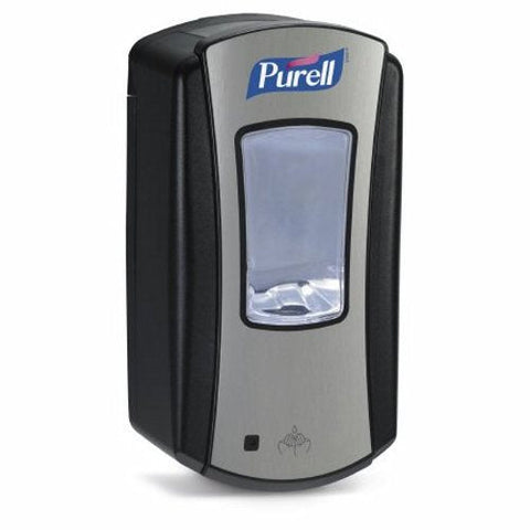 Gojo, Hand Hygiene Dispenser Purell  LTX-12 Brushed Chrome / Black Plastic Motion Activated 1200 mL Wall M, Count of 1 Gojo