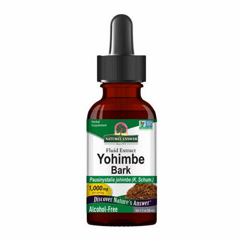 Nature's Answer, Yohimbe Bark, ALCOHOL FREE, 1 OZ Nature's Answer