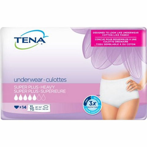 Tena, Female Adult Absorbent Underwear Pull On X-Large 54287, Count of 14 Tena