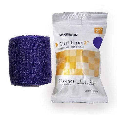 McKesson, Cast Tape 2 Inch X 12 Foot Fiberglass Purple 115-2U, Box Of 10 McKesson
