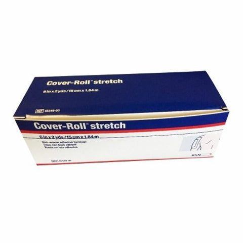 Bsn-Jobst, Dressing Retention Tape With Liner  Stretch White 6 Inch X 2 Yard Nonwoven Polyester NonSterile, Count of 12 Bsn-Jobst