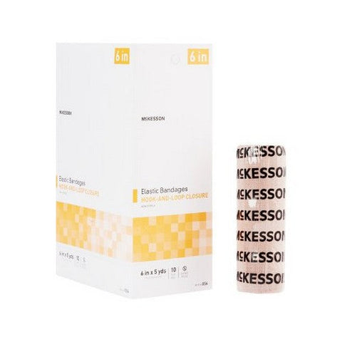 McKesson, Elastic Bandage 6 Inch X 5 Yard, Box Of 10 McKesson