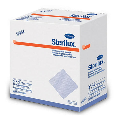Hartmann Usa Inc, Gauze Sponge 4X4 Inch Sterile, Box Of 25 Hartmann Usa Inc