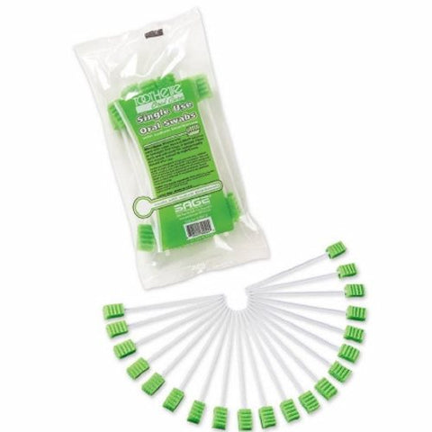Sage, Oral Swabstick Toothette  Plus Foam Tip Sodium Bicarbonate, Count of 200 Sage