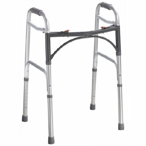 Folding Walker Silver 1 Each by McKesson